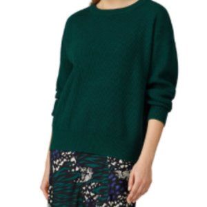 Soft Ribbed Hunter Green Sweater